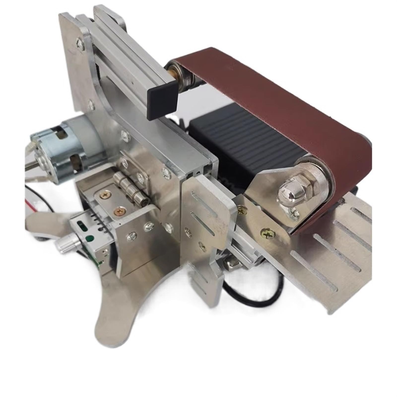 Levigatrice elettrica a nastro Mni for affilatura Macchina for lucidare dischi a elettrico Mini levigatrice Fai da te e hobby creativi