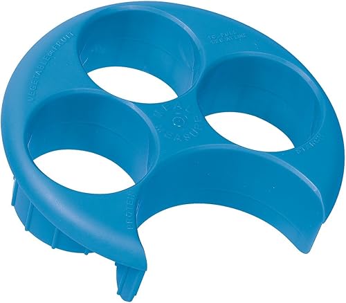 EZY DOSE Meal Measure Portion Control Plates  Container for Weight Loss or Diet Tools  Blue  Apothecary Products (66700)