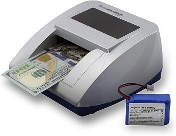 AccuBANKER D470 Quadscan Counterfeit Detector, Battery Bundle
