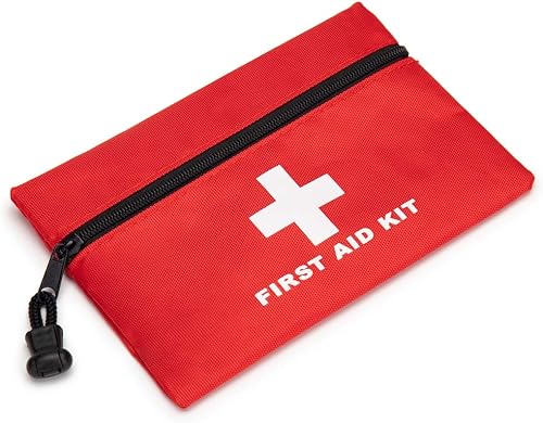 Miniatura 4 de Bolsa de emergencia roja  Pequeña bolsa de rescate de viaje para automóvil, hogar, oficina, cocina, al aire libre  Bolsa de primeros auxilios vacía