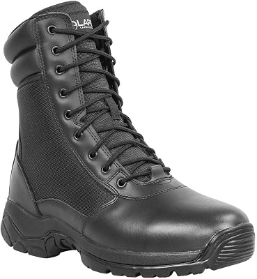 Bottes Rando Homme En Cuir Noir Fait Main - Taille 43.5 (US 10) - Style Jungle/chukka - Neuves Avec Emballage