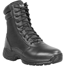 LA Police Gear LAPG Mens Core 8" Side-Zip Tactical Work Boots