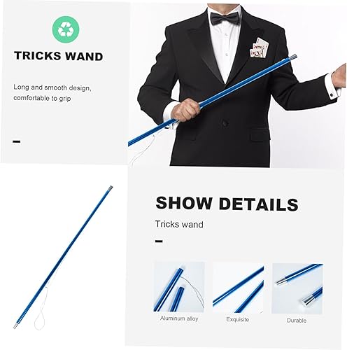 Miniatura 8 de Baile Palo de rendimiento Música Mago Poste de bolsillo Palo de aleación de aluminio Stick Artes Herramientas de entretenimiento Trucos de