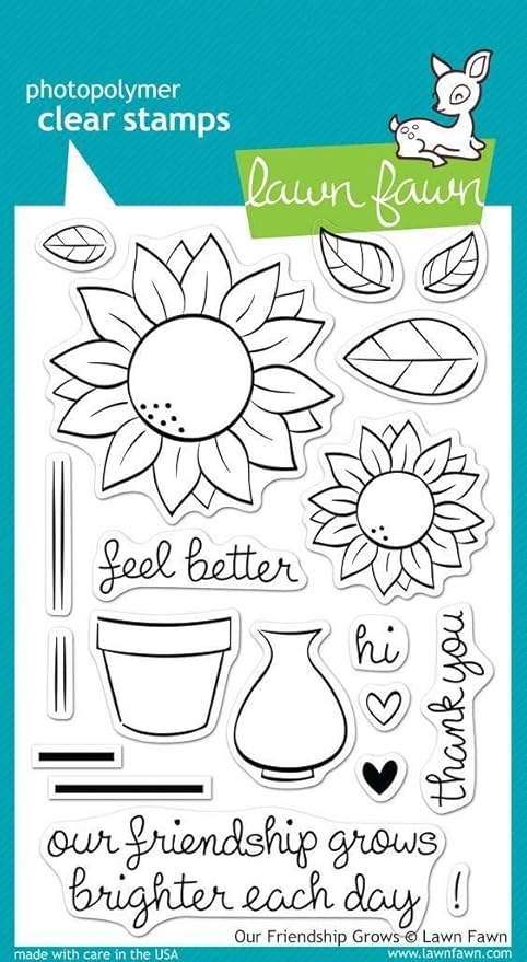 Lawn Fawn Clear Stamps - Our Friendship Grows