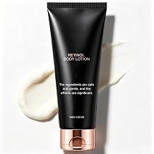 Retinol Body Lotion Firming Cream for Crepey Skin, Stretch Marks & Sun-Damaged Skin   Firming Anti-Aging Body Moisturiser with Ceramides, Advance Retinol Body Lotion for Neck, Arms, Thighs & Legs,100g