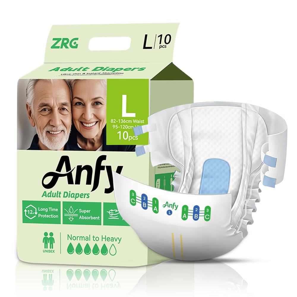 Deodorizing Adult Diapers with Tabs for Seniors, Medical Protective Underwear for Inconti…