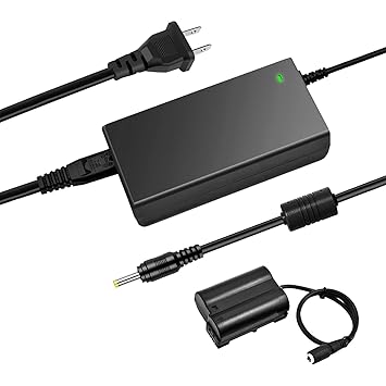 Partstec EH-5 Plus Power Adapter Supply Updated EP-5B DC Coupler Kit (NIKON EN-EL15 Battery Replacement ) For NIKON D500 P520