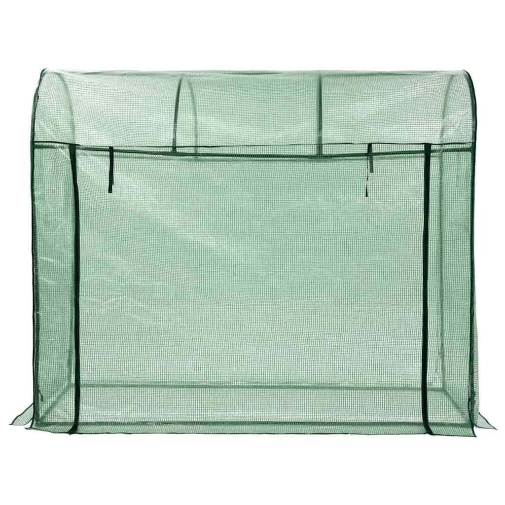Invernadero túnel 200x80x170 cm con puerta con cremallera, estructura de acero recubierta de polvo y cubierta rip-Stop para plantas, fácil de montar y mover