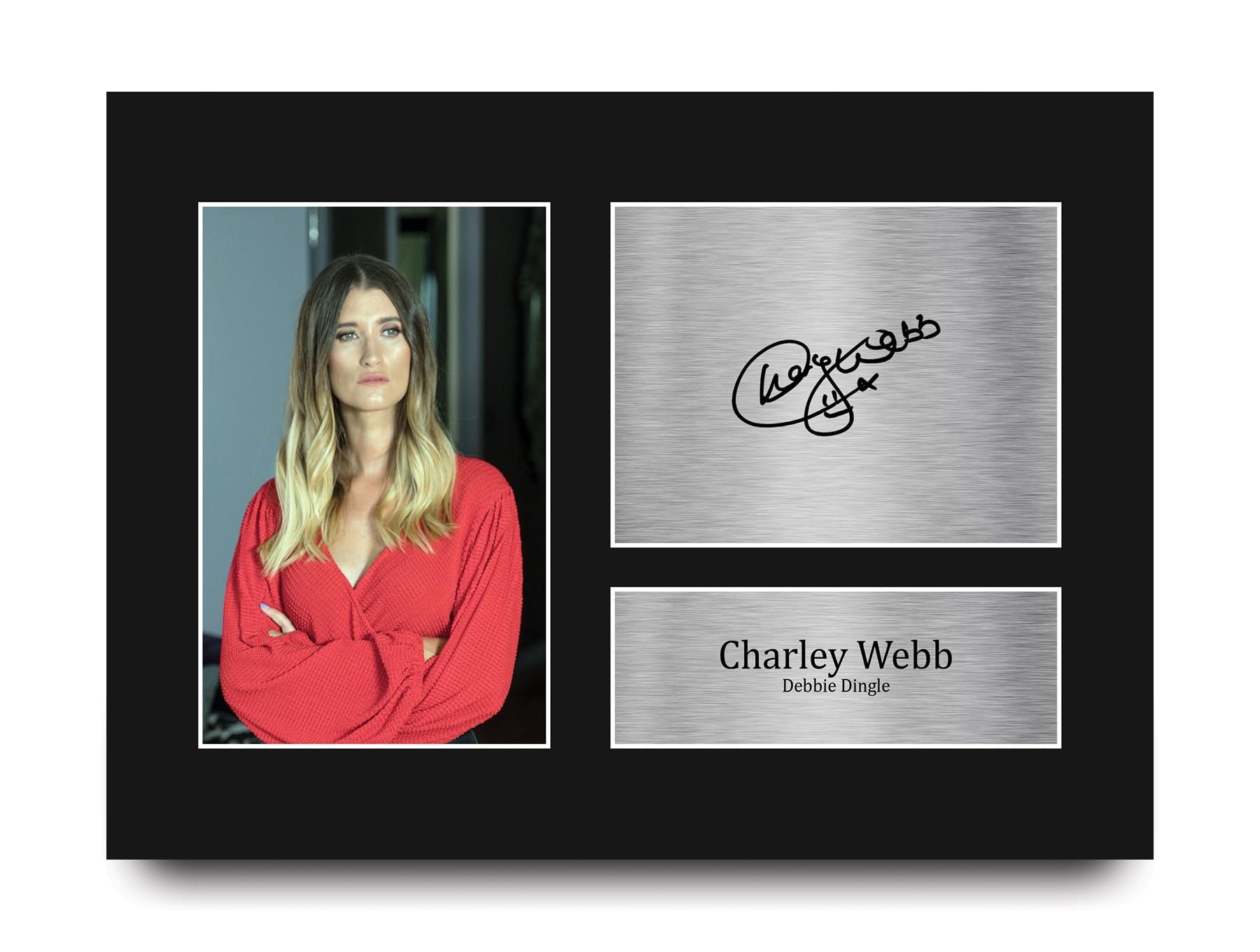 HWC Trading Charley Webb Emmerdale Debbie Dingle Gifts Printed Signed Autograph Picture for TV Show Fans - A4