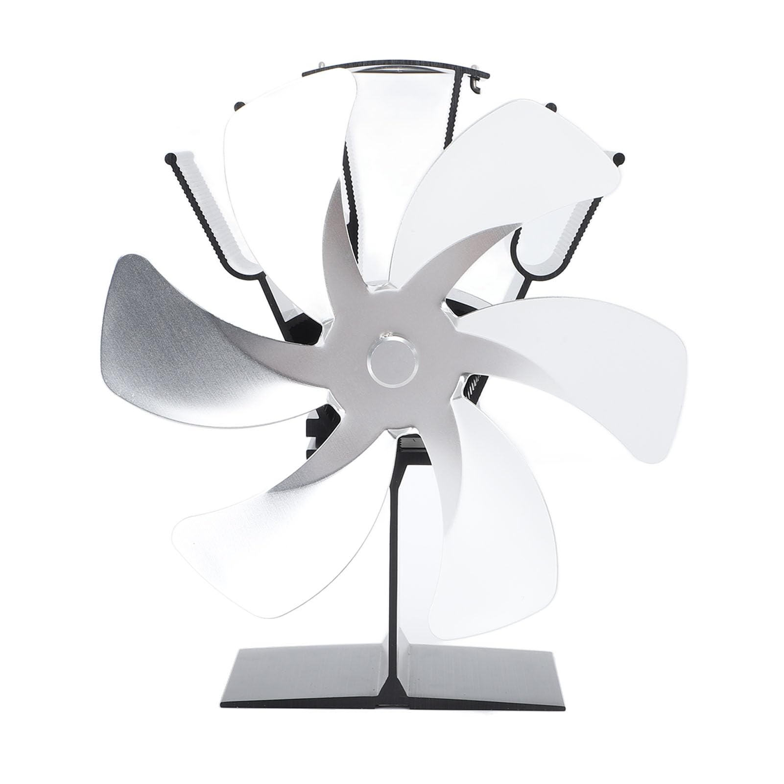 Sxhlseller 6 Pale Ventilatore per Stufa, Circolazione Silenziosa a Calore