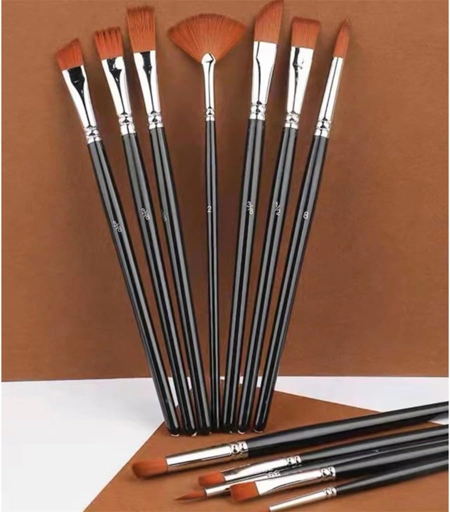 Gouache Brush Set for Art Special Oil Painting Brushes Colour Pigment Outlining