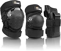 JBM Knee Pads Elbow Pads Wrist Guards for Kids Adults - Inline Roller Skating Skateboarding Scooter Protection