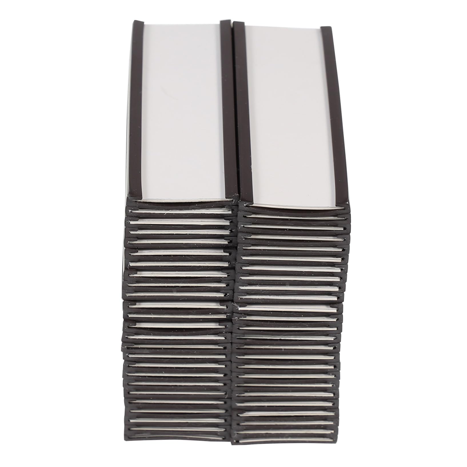 Porta Etichetta Magnetico 50 Pezzi in Gomma e Carta per Esposizione Prezzi
