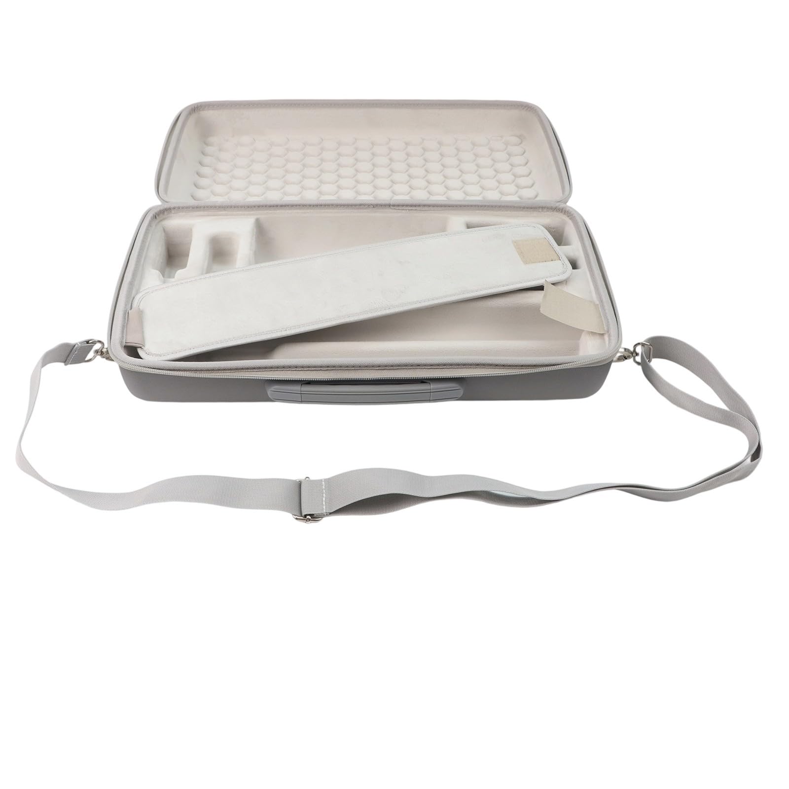 Funda rígida de viaje para XGIMI MoGo 4 (2025) PU + EVA funda protectora de transporte 442210 cm, color gris