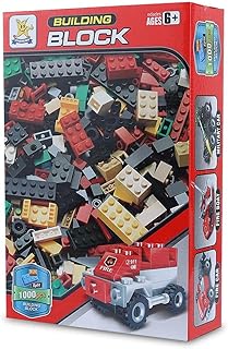 Starmerry DIY Plastic Cubes with Fire Truck For Unisex - Set of 1000 Pieces