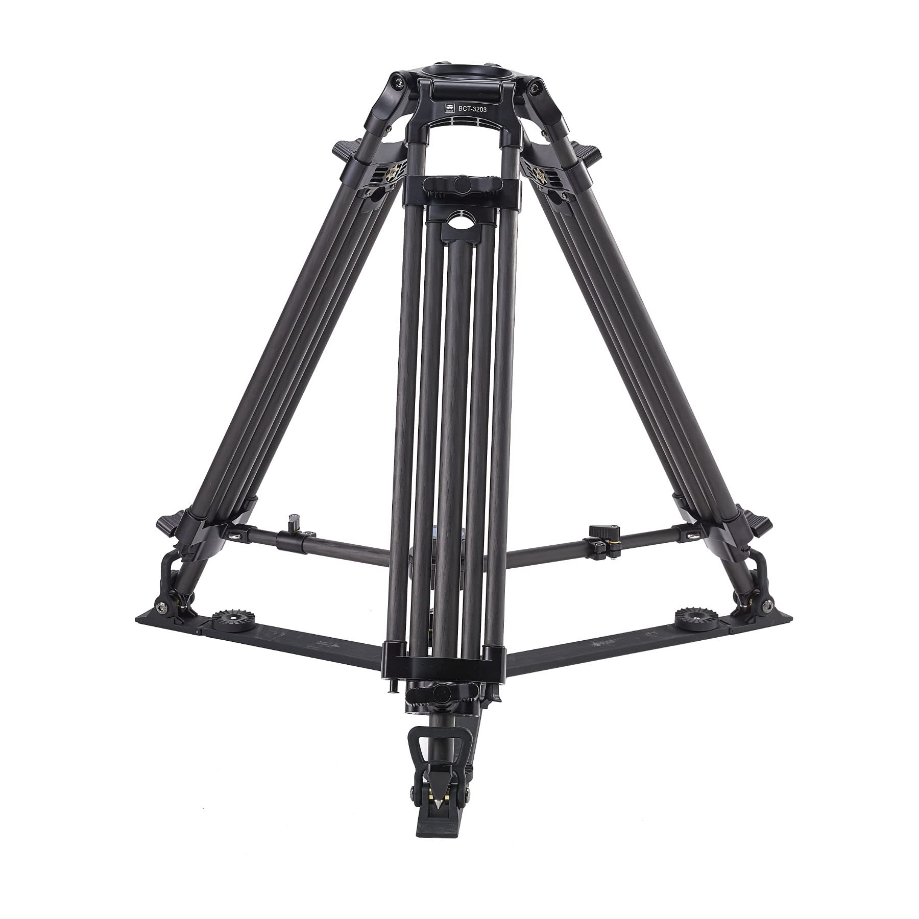 Sirui Bct-3203 10X Carbon Broadcast Tripod With 100Mm Half Ball Size 10