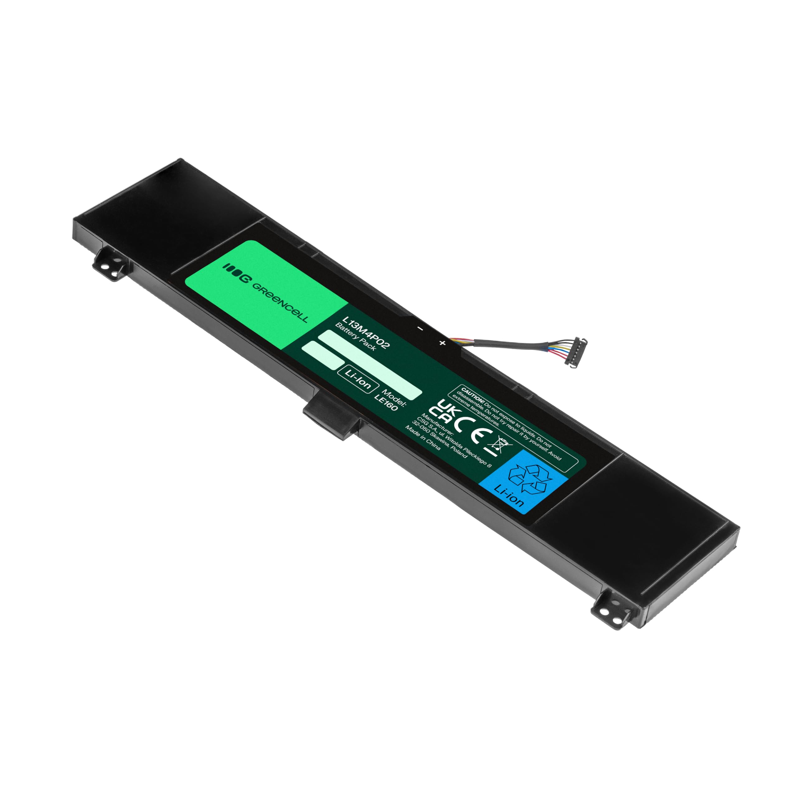 Green Cell Bateria L13M4P02 L13L4P02 L13N4P02 do Laptopa Lenovo Y50 Y50-70 Y70 Y70-70 (6400mAh 7.4V)