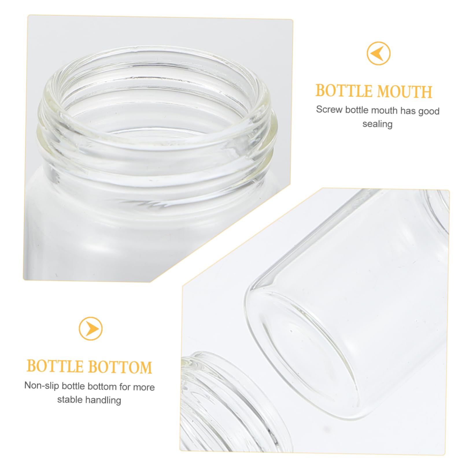 Vial de Vidrio Transparente 20ml con Tapa, 50 Piezas | Vidrio Ligero para Almacenar Muestras, Formato de Laboratorio, Uso en Experimentación