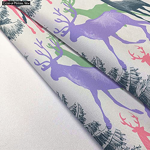 Image of ArtzFolio Deer & Pine | Reusable Sack Bag | Bag for Gym, Storage, Vegetable & Travel
