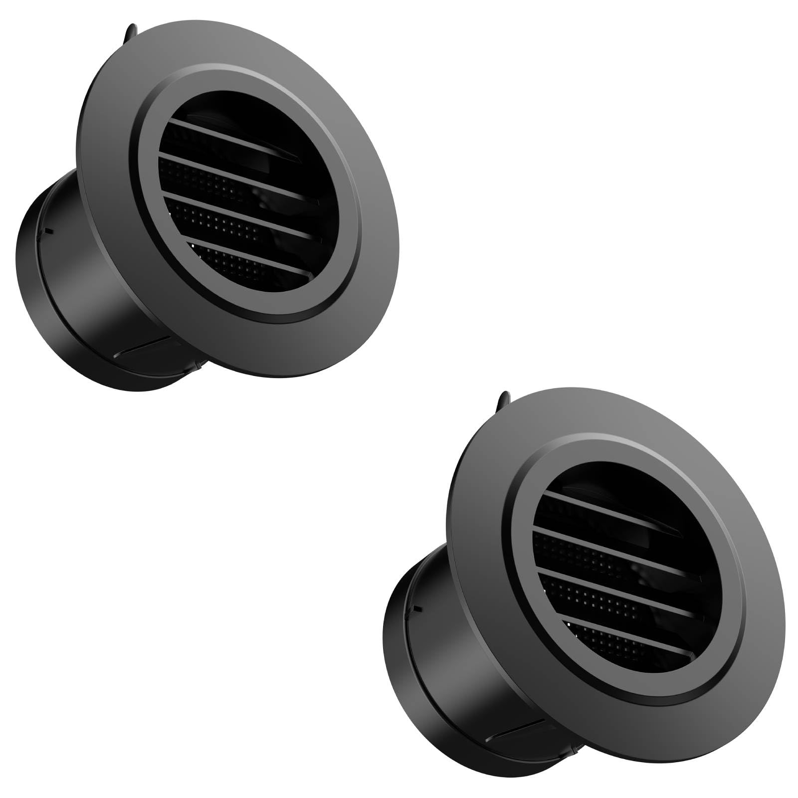 Photo 1 of Hon&Guan 3 Inch Soffit Vent Cover with Fly Screen - Black