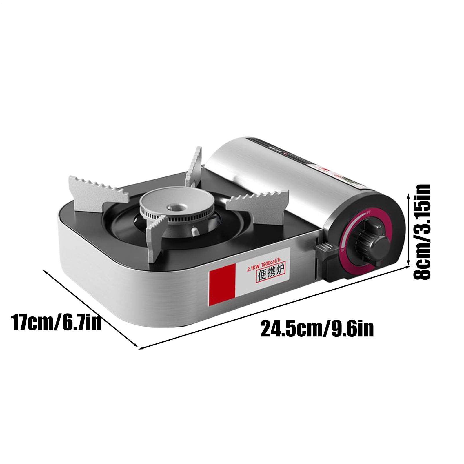 Tragbarer Campingkocher - Tragbarer Campingkocher Brenner - 2100W Windgeschütztes Kochwerkzeug Leichtes Küchenzubehör Für Outdoor Indoor Grillen Backpacking