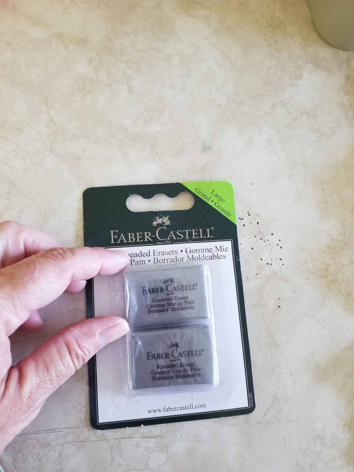 Faber Castell kenead eraser, good eraser!