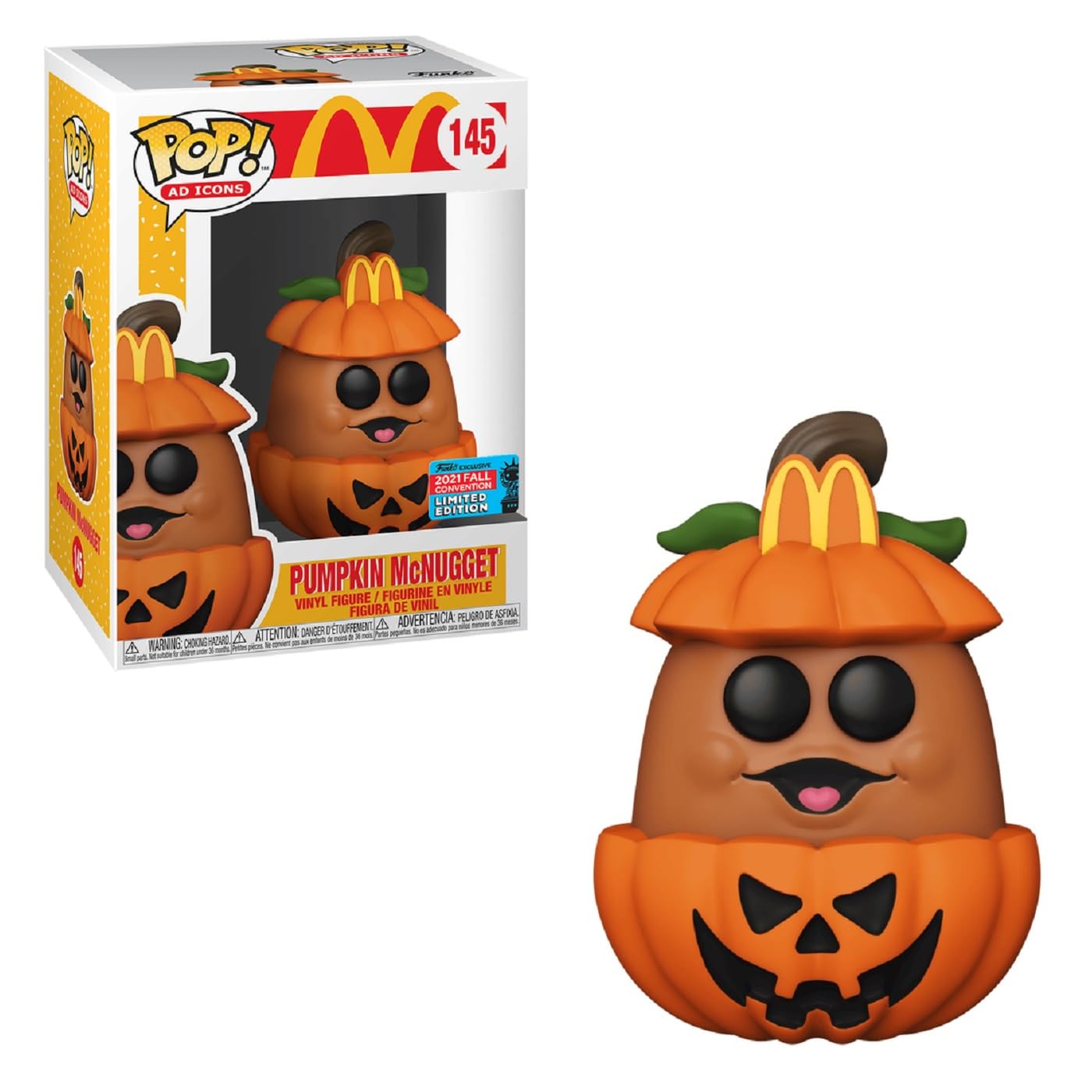 Pop Orange Pop! Ad Icons Mc Donald 145 Pumpkin Mc Nugget 2021 Fall Convention