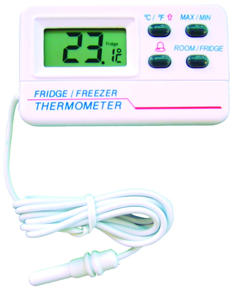 Thermometre frigo alarme haccp avec alerte sonore et sonde precise