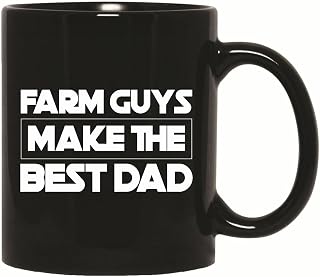 Gift for Farmer Dads Who Love Country Life and Humor 11oz 15oz Black Coffee Mug