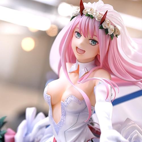 Miniatura 7 de Figura de anime 02 10.6 in Zero Two Figure Zero 2 Figura de acción Figura de PVC 02 Modelo de personaje para niñas, adornos de escritorio, regalos