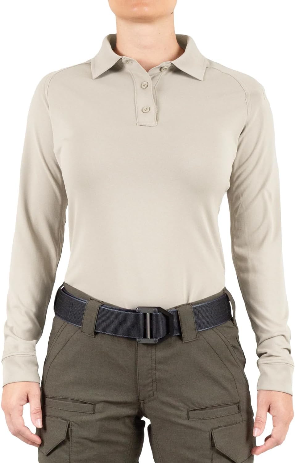 First Tactical Women's Performance Long Sleeve Polo