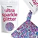 Produktbild Hemway Harlequin Mix mit Rose Gold Mix Glitter Chunky Multi Purpose-Staub-Puder Kunsthandwerk Weinglas Dekoration Hochzeit Blumen Kosmetik Gesicht Ey - 100g