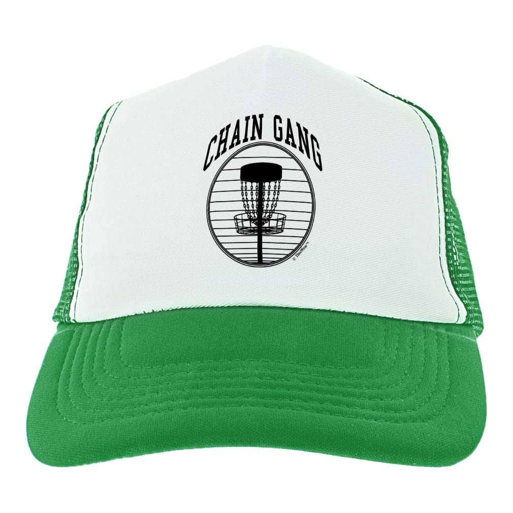 ThisWear Disc Golf Accessories Disc Golf Chain Gang 6-Pack Trucker Hats Green