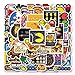 60Pcs Game Stickers Pack, Cute Cartoon Vinyl Waterproof Sticker Decals for Water Bottle, Laptop, Phone, Scrapbooking, Journaling Choice for Party Supply Decor