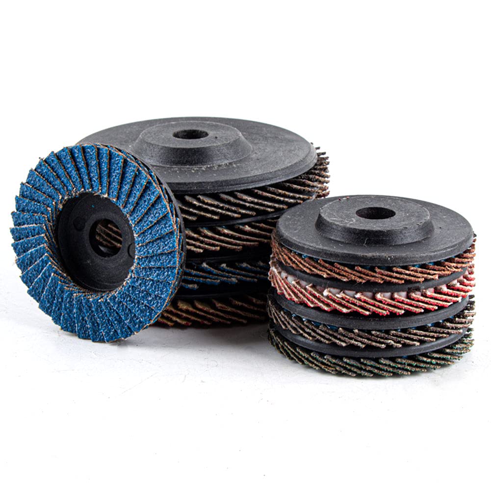 tarcze szlifierskie, 1 szt./5 ./10 Płaskie tarcze listkowe 75 mm 3 cale/2 cale 50 x 10 mm/75 Tarcze ścierne, szlifierskie, ostrza 80/czerwone/10 ._75*10(Blue,10Pc-75 * 10Mm)