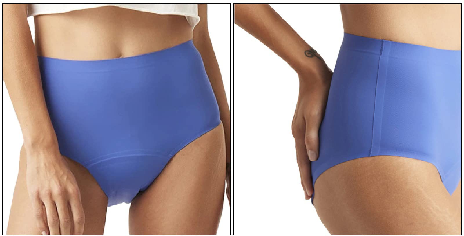 Shorties Femmes 3/5 pièces menstruel période pantalon femme menstruel étanche grande tante pantalon sanitaire coton bas pantalon respirant taille haute