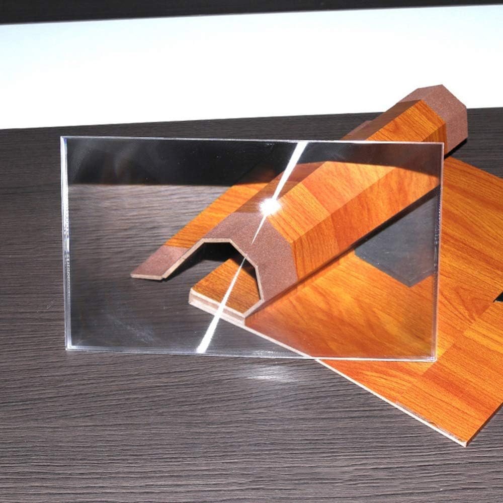 12" Screen Magnifier Smartphone Magnifying Glass Wood Stereoscopic Phone Screen Enlarger Cell Phone 3D HD Movie Video Projector Amplifier Foldable Stand for All Smart Phones