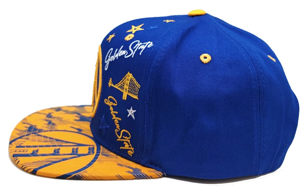 Gorra Snapback Golden State New Bridge Confetti Azul Oro miniatura 5
