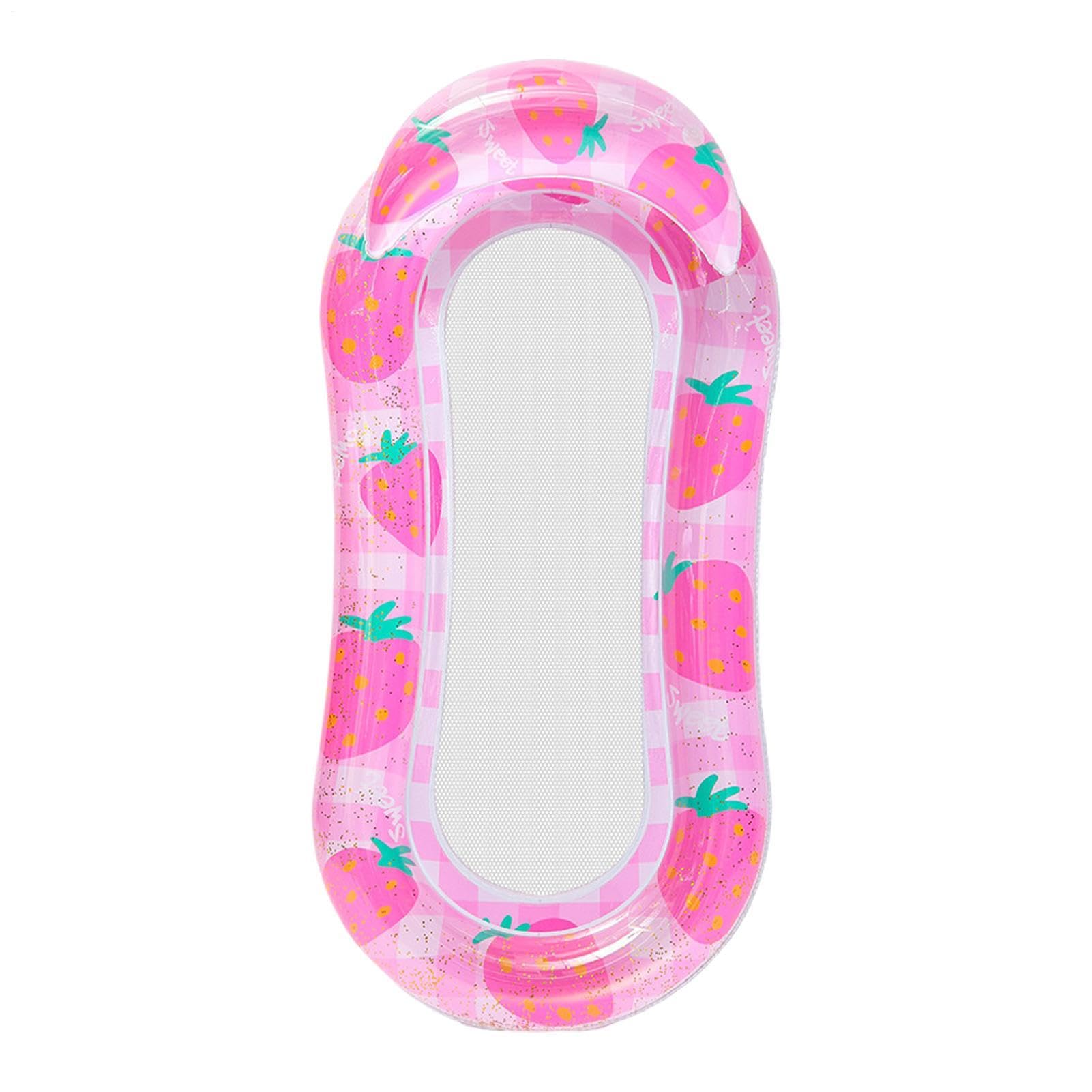 Salon flottant de piscine, chaise longue portable résistante et épaisse – Chaise flottante de piscine et lit bronzant – Pour été, natation, lac, rivière, fête, jeux, bronzage, bar, quai, intérieur