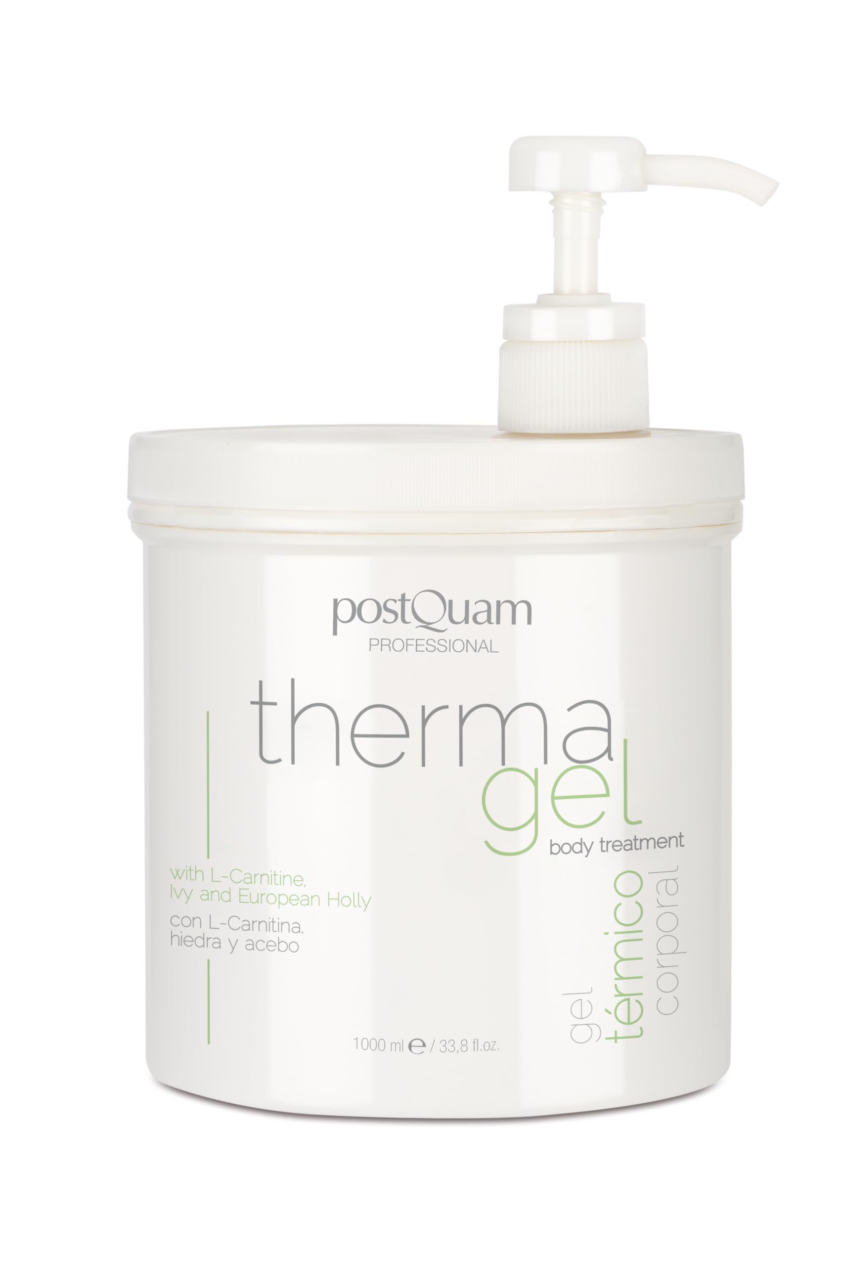 PostQuam Professional – Pack ThermaGel 1000ml + Masajeador Sculptor – Gel efecto calor con Centella, Carnitina y Guaraná + Succión, Rodillos y EMS – Calienta, Drena y Reafirma