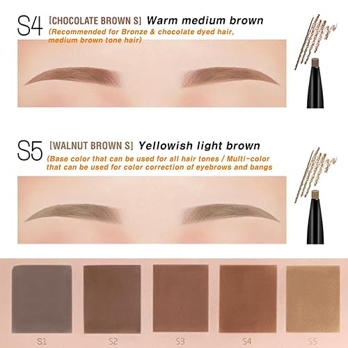 Miniatura 6 de BBIA Last Auto Lápiz de cejas SLIM 0.00 oz  Lápiz definidor de cejas sin sebo, punta de lápiz de 0.079 in, cejas impermeable y resistente al sudor,