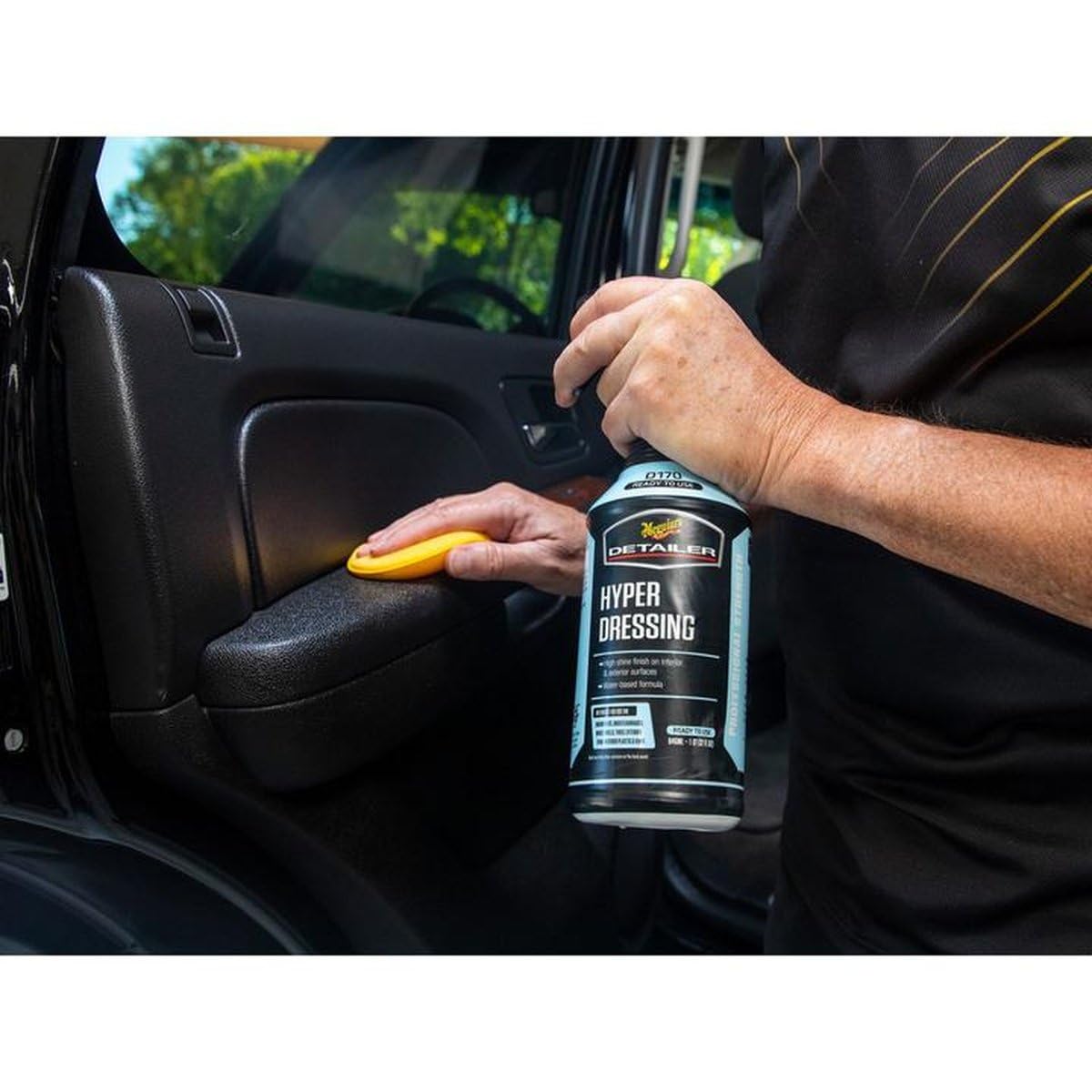 Meguiar's Hyper Dressing DRTU17032 - Acabado de Alto Brillo para Goma, plástico y Vinilo en Interiores y Exteriores, 32 onzas