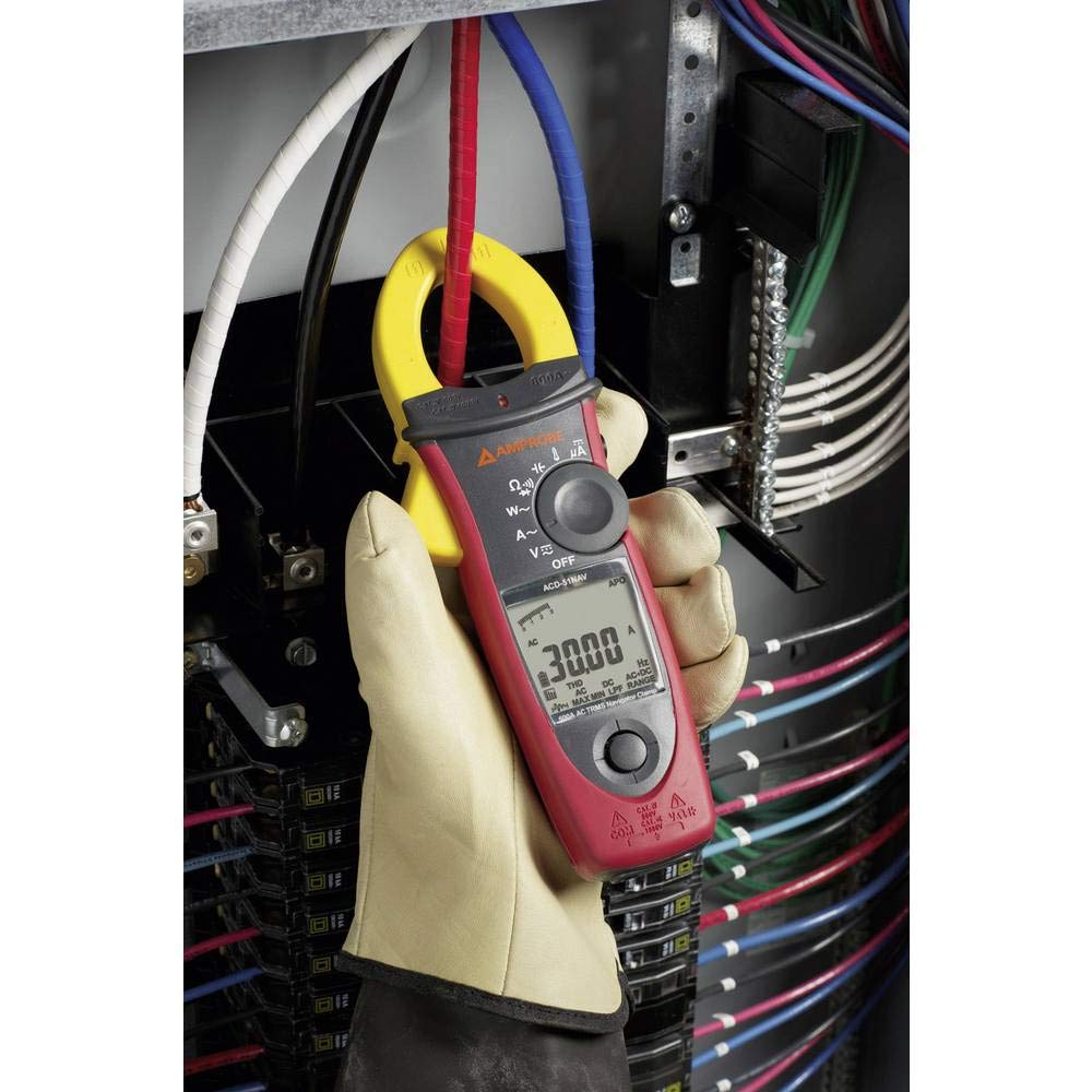 Beha-Amprobe ACDC-54NAV szczypce prądowe, ręczny multimetr cyfrowy CAT III 1000 V, wyświetlacz CAT IV 600 V (Cou