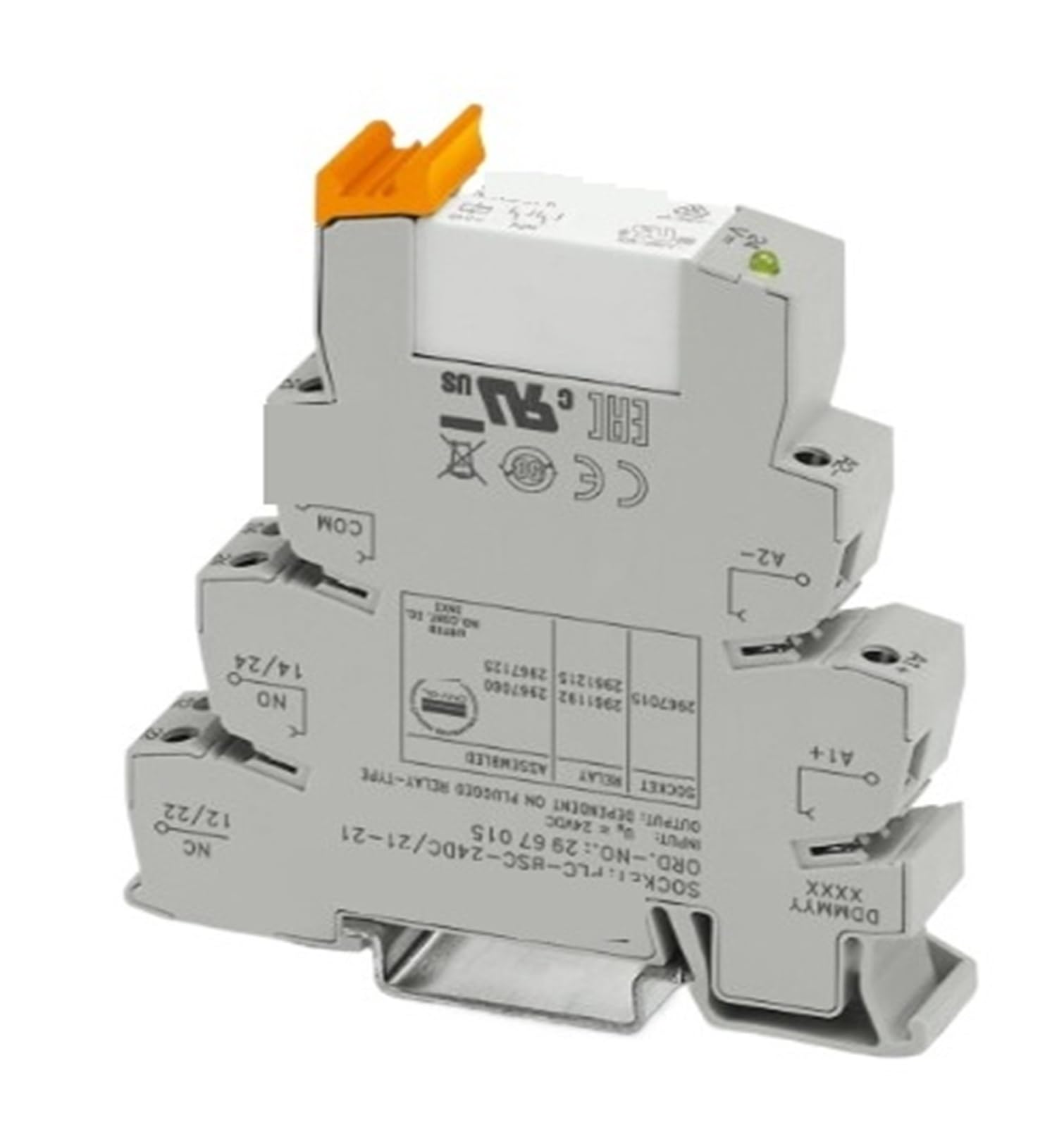 QVIVFYBOE Relay module 2967060 PLC-RSC-24DC/21-21 Relay Module 24V DC Input