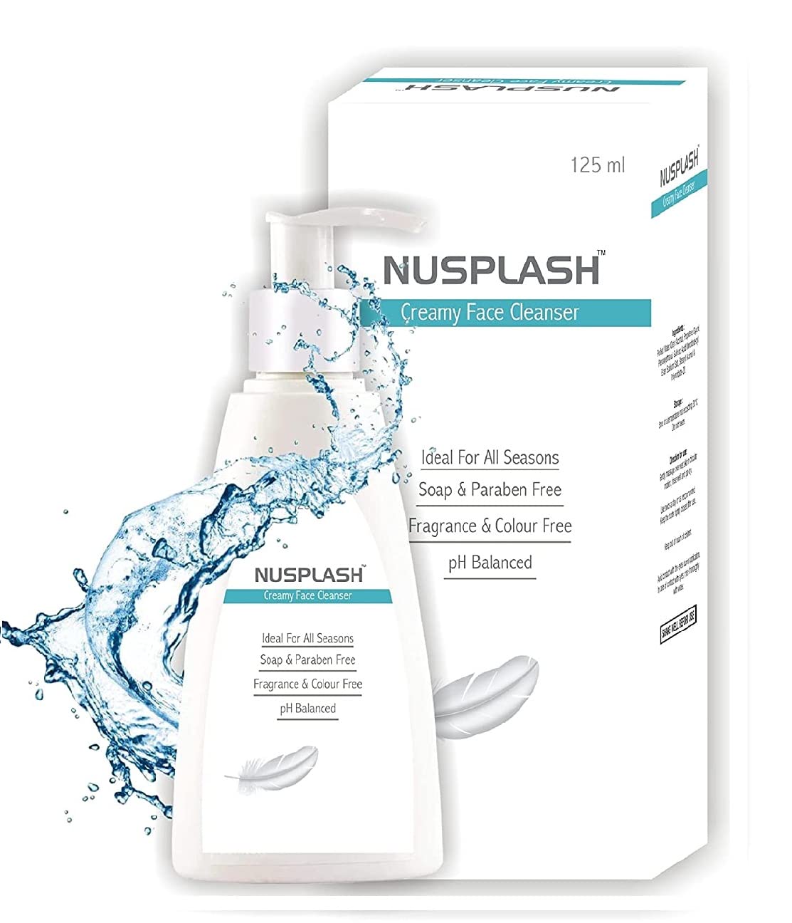 NUSPLASH Face Cleanser - Creamy - 125 ML