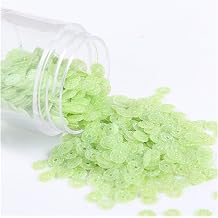 QQ 10g 2000pcs / 4mm  PVC Paillettes  DIY. Lentejuelas Para Coser Z623 Color Fluorescence green