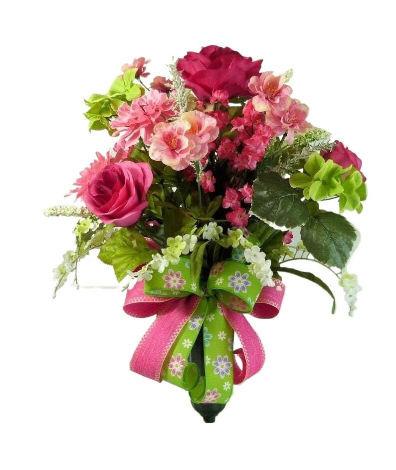 Fleurs du cimetière de la fête des mères : bouquet séché exotique sans entretien