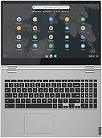 Vista 7 de Lenovo Chromebook C340-15 Computadora portátil Full HD 2 en 1 con pantalla táctil de 15.6 pulgadas, Intel Core i3-8130U 2.2GHz, 4 GB de RAM, 32 GB