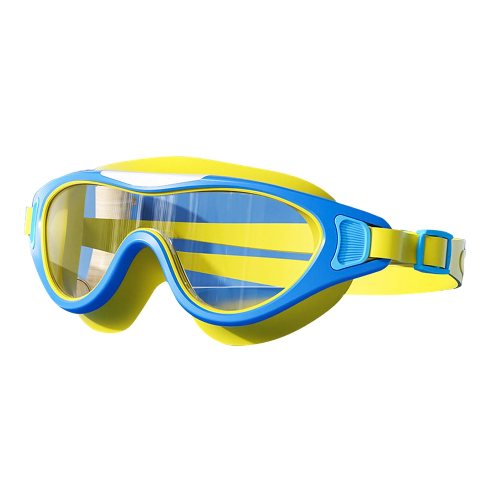 Kids Swimming Goggles, Swim Goggles for Kids 3-14, Silicone Swimming Glasses Anti-Fog Resist Leak Proof Swim Eyeglasses with Adjustable Straps for Boys Girls Pool Beach