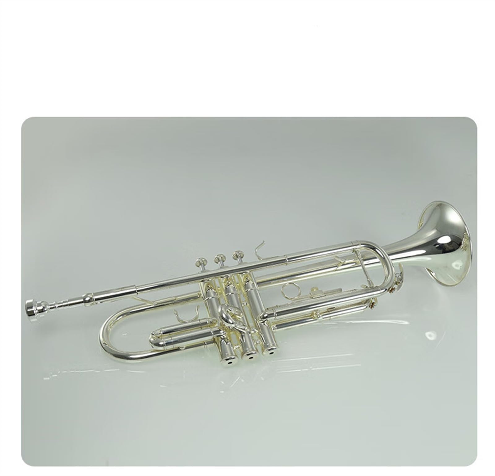 Standard Trompeten B-Trompete Blasinstrument Anfänger Einstieg Neusilber Überzogene Trompete Professionelle Standard-Trompete